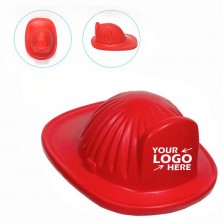 Red Firefighter Hat Stress Reliever Ball